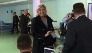 Européennes 2019 : Marine Le Pen vote à Hénin-Beaumont