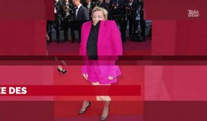 PHOTOS. Cannes 2019 : Anne-Elisabeth Lemoine illumine la dernière montée des marches dans un short fuchsia