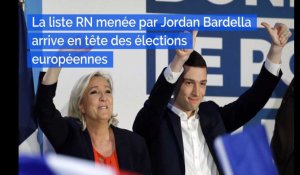 La liste RN menée par Jordan Bardella arrive en tête des élections européennes