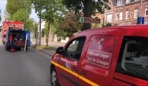 Fuite de gaz avenue du Maréchal-Joffre à Saint-Martin-lez-Tatinghem