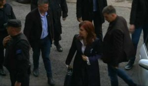 Argentine: l'ex-présidente Cristina Kirchner arrive au tribunal
