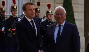 Le Premier ministre portugais reçu par Emmanuel Macron