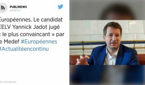 Européennes. Le candidat EELV Yannick Jadot jugé « le plus convaincant » par le Medef