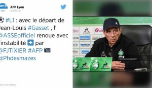 Ligue 1. Jean-Louis Gasset quitte officiellement l'AS Saint-Etienne