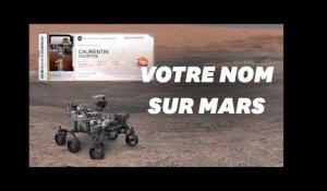 La NASA propose d&#39;envoyer votre nom sur Mars