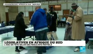 Législatives en Afrique du Sud : l'ANC en tête selon des résultats partiels