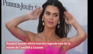 Kendall Jenner attire tous les regards lors de la soirée de l'amfAR à Cannes