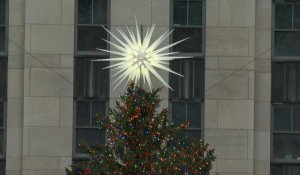 Etats-Unis: décorations de Noël à New York