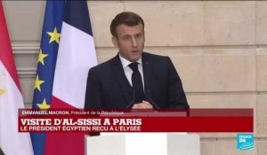 REPLAY - Visite d'Abdel Fattah al-Sissi à Paris : conférence de presse des présidents français et égyptien