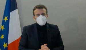 Emmanuel Macron participe à la Conférence nationale humanitaire "malgré les contraintes liées au moment"