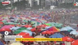 Coronavirus : Images impressionnantes des plages bondées de Copacabana malgré la pandémie (vidéo)