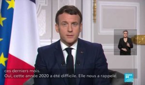 Voeux d'Emmanuel Macron : le président prône l'espoir pour 2021