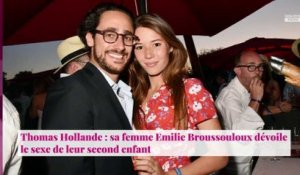Thomas Hollande : sa femme Emilie Broussouloux dévoile le sexe de leur second enfant