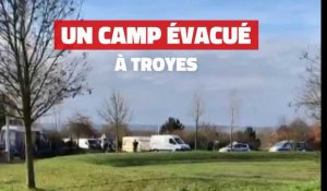 Un camp des gens du voyage évacué à Troyes
