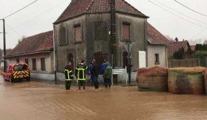Inondations ce jeudi matin dans le village de Bréxent-Enocq
