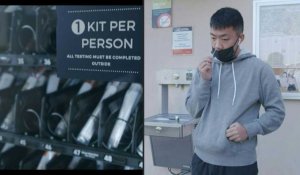 En Californie, des distributeurs de kits de dépistage du Covid-19