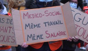 "Et nous?": les personnels du médico-social réclament des hausses de salaires
