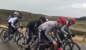 VIDÉO. L'équipe de France de cyclo-cross fait ses gammes à Saint-Hilaire-de-Riez avant les championnats du monde