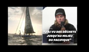 Clarisse Crémer, 12e du Vendée Globe, raconte la pollution vue en mer