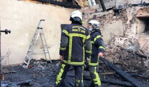 Incendie au château d’Avrillé : 500 m2 de chaix détruits