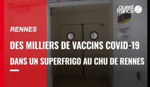 Covid-19. Des milliers de vaccins stockés dans un superfrigo à -80 degrès au CHU de Rennes