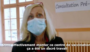 Premières vaccinations à l'hôpital de Soissons