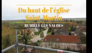 Du haut de l’église Saint-Martin Rumilly-les-Vaudes