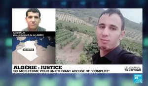 Algérie: un étudiant accusé de "complot contre l'Etat" condamné à 6 mois de prison ferme
