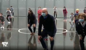 La séance de sport insolite de Jean-Michel Blanquer (BFMTV)