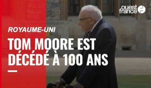 VIDÉO. Les Britanniques rendent hommage à leur « héros » Tom Moore, décédé à 100 ans du Covid-19