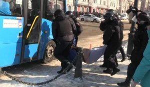 Vague d'arrestations lors d'une nouvelle journée de manifestations à l'appel de Navalny