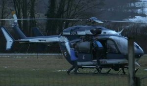 Crash d'un hélicoptère en Savoie: images de l'aérodrome de Tournon