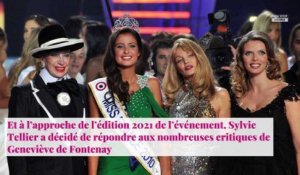 Miss France - Geneviève de Fontenay : Sylvie Tellier responsable de son départ ?  Elle répond