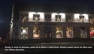 Fermé, le resto La Ducasse, à Saint-Omer, illumine quand même les fêtes