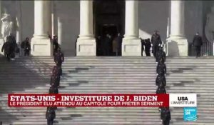 Etats-Unis : Joe Biden et Kamala Harris arrivent au Capitole pour prêter serment