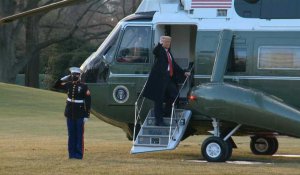 Trump quitte la Maison Blanche à quelques heures de la fin de son mandat