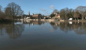 GB: niveaux d'eau élevés après le passage de la tempête Bella