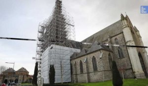 Douai : c'est parti pour 5 ans de travaux à l'église Notre-Dame (XIIe siècle)