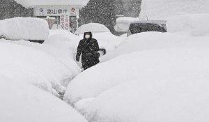 Importantes chutes de neige au Japon