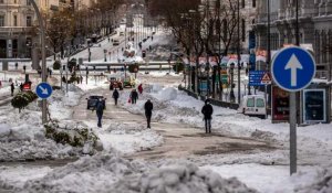 Tempête Filomena en Espagne : après la neige, la menace du gel