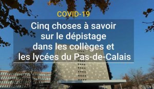 Pas-de-Calais: les tests de dépistage du Covid-19 dans les collèges et les lycées