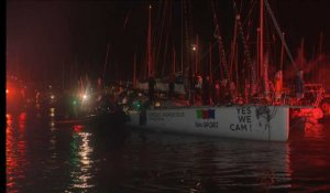 VIDÉO. Vendée Globe. L'arrivée de Jean Le Cam aux Sables-D'olonne