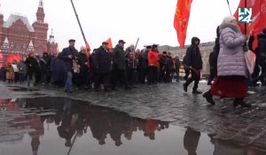 "Sans le retour de Staline, nous ne survivrons pas": un millier d'admirateurs sur la Place Rouge