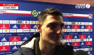 VIDÉO. FC Lorient. La réaction de Vito Mannone après le match nul à Lyon (0-0)