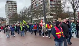 Boulogne-sur-Mer : Imposant cortège ce mardi 7 mars pour protester contre la réforme des retraites