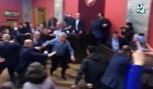 Bagarre au parlement géorgien à propos d'une loi sur les "agents étrangers"