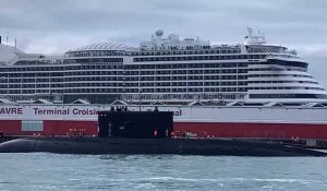 Au Havre, la visite d'un sous-marin indien