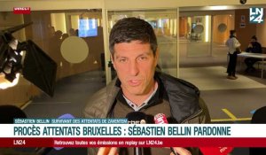Procès attentats de Bruxelles : Sébastien Bellin pardonne