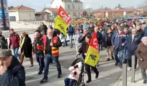 Près de 300 manifestants à Romilly