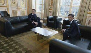 Sommet franco-britannique: réunion bilatérale entre Macron et Sunak